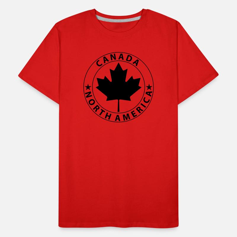 Canada Design 4 Men's Premium Organic T-Shirt