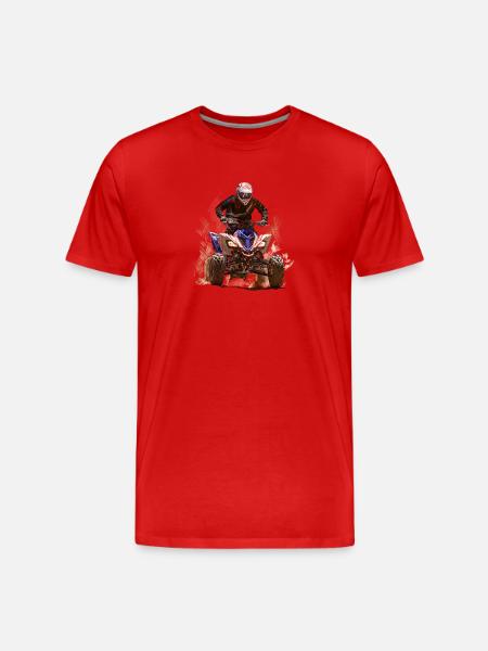 quadrocycle - Men's Premium Organic T-Shirt - red