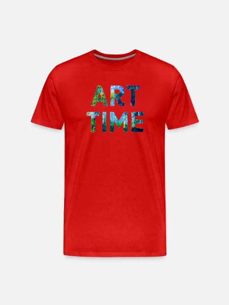 Art time - Men's Premium Organic T-Shirt - red