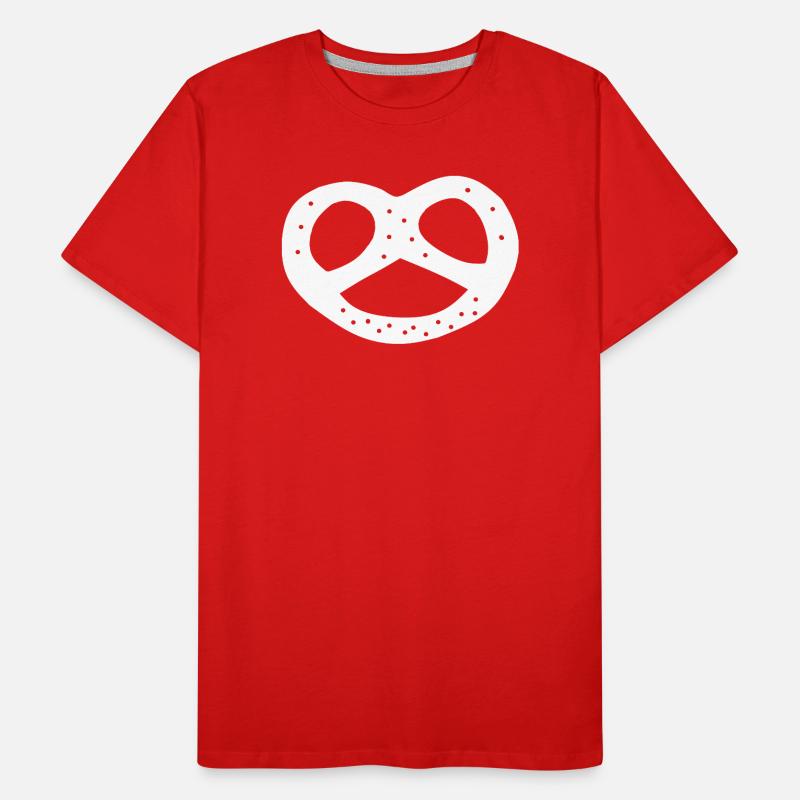 Symboles du modèle Bake Pretzel Baker Baker T-shirt bio Premium Homme