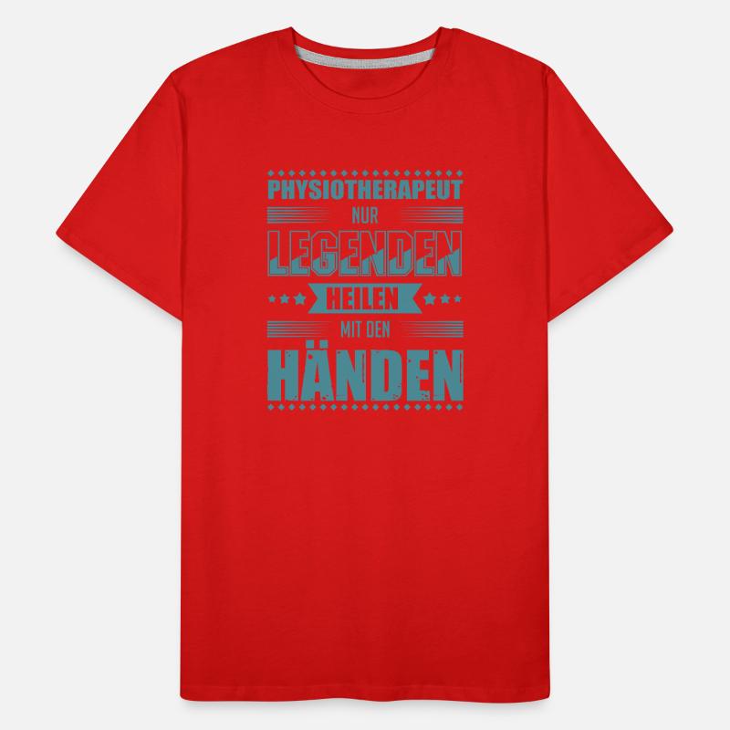 Physiotherapeut Geschenkideen Männer Premium Bio T-Shirt