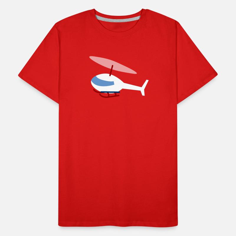 White Helicopter Men's Premium Organic T-Shirt