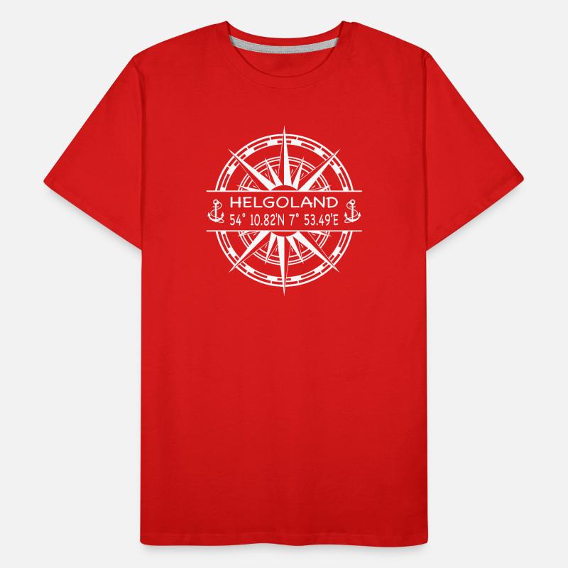 Helgoland Männer Premium Bio T-Shirt
