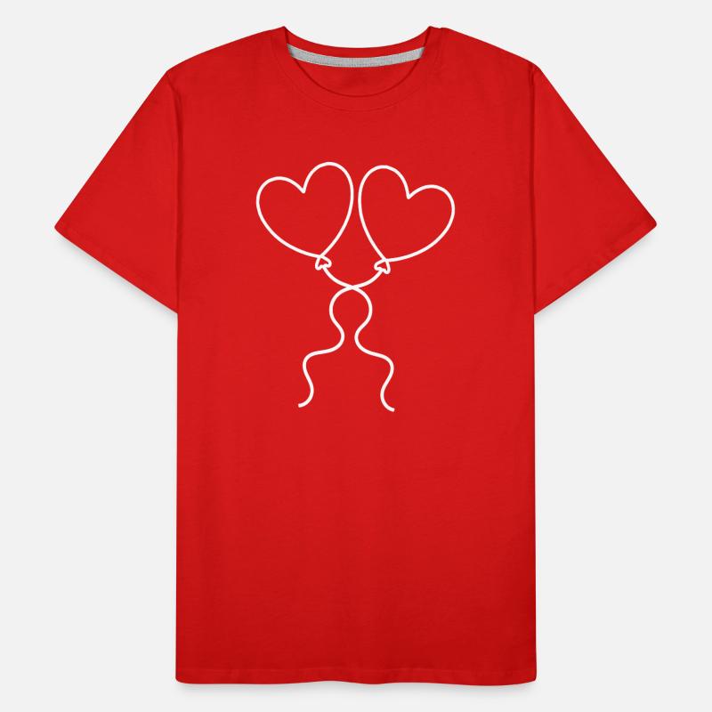 Saint-Valentin, Saint-Valentin, san valentin T-shirt bio Premium Homme