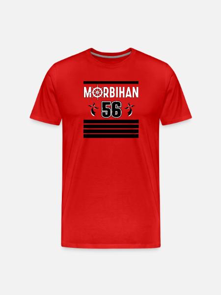Morbihan - Men's Premium Organic T-Shirt - red