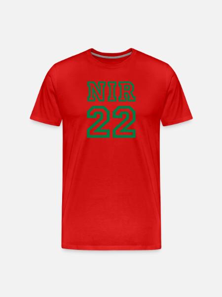 NORTHERN IRELAND - Men's Premium Organic T-Shirt - red