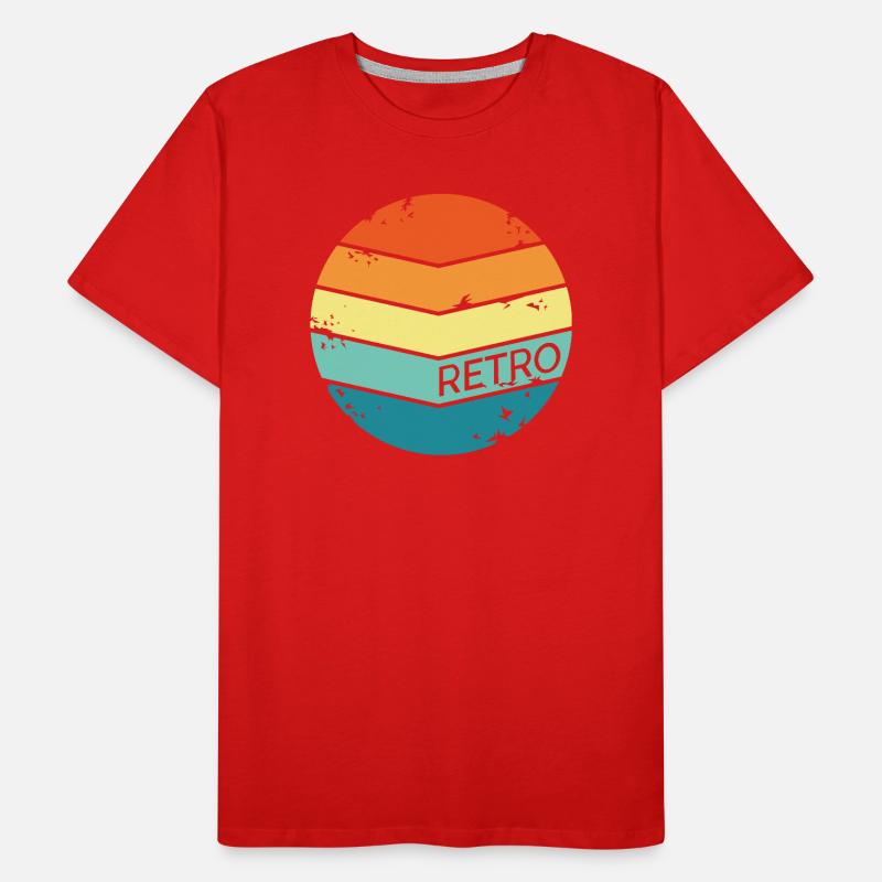 retro symbol kreis Kreise Logo symbole classic Männer Premium Bio T-Shirt