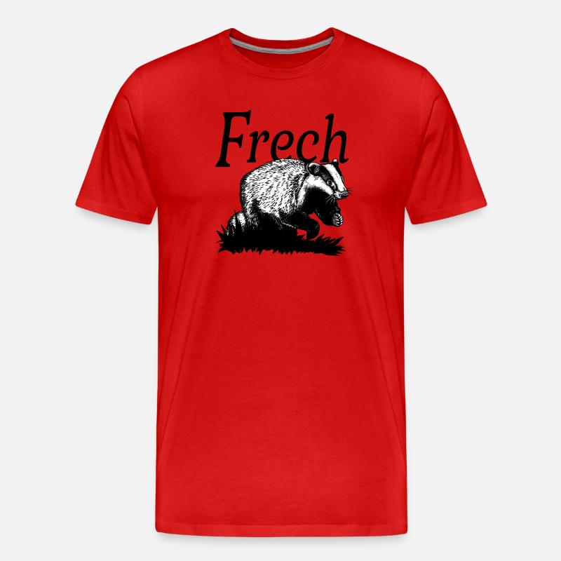 Frechdachs - Männer Premium Bio T-Shirt - Rot