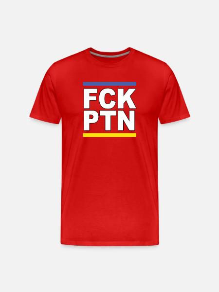 FCK PTN - Men's Premium Organic T-Shirt - red