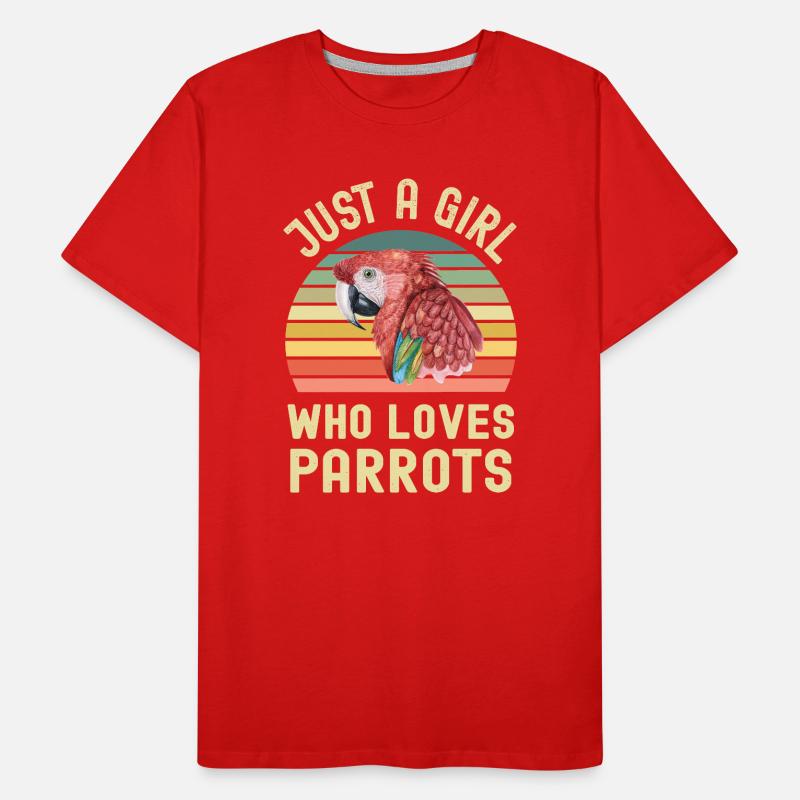 Ara perroquet T-shirt bio Premium Homme