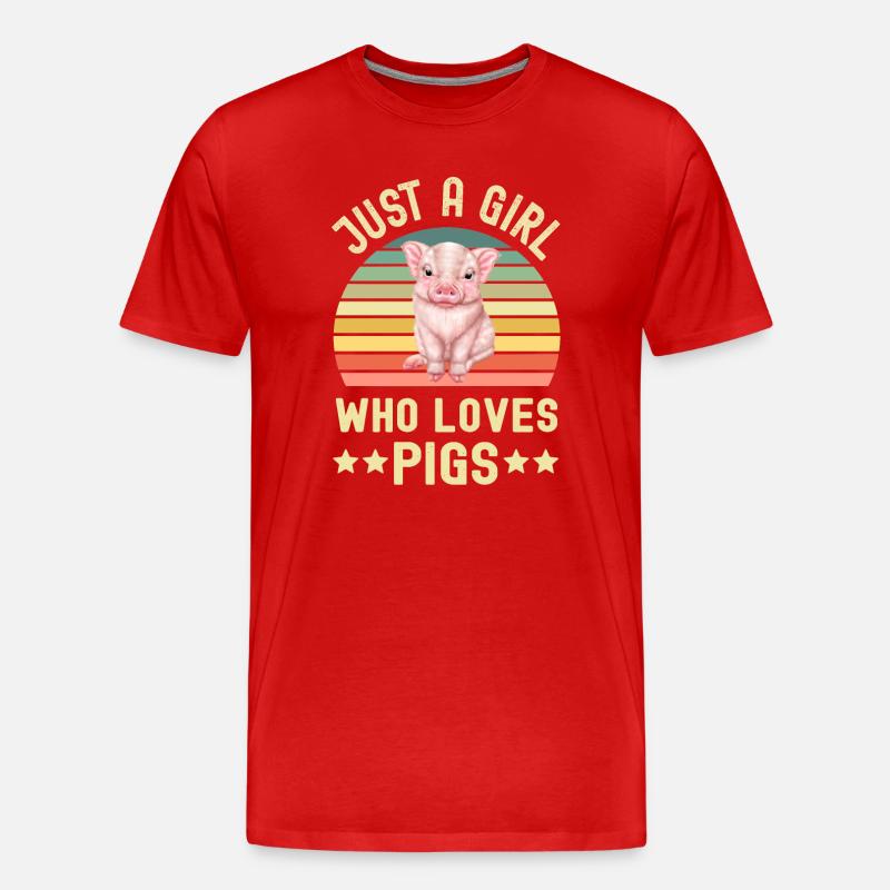Cochons Cochons - T-shirt bio Premium Homme - rouge