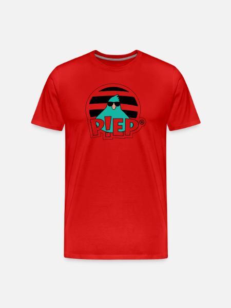 PIEP Türsteher Vogel "Ben" - Männer Premium Bio T-Shirt - Rot
