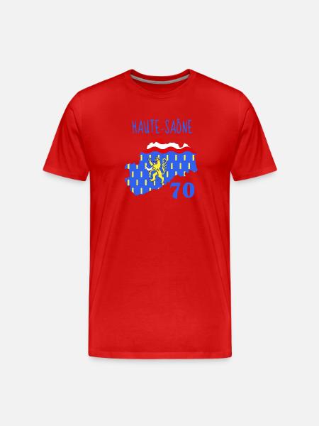 Haute-Saône - T-shirt bio Premium Homme - rouge