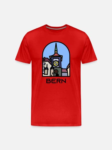 Bern - Männer Premium Bio T-Shirt - Rot