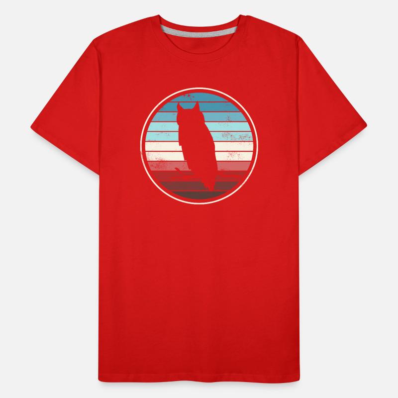 Eule Eulen Männer Premium Bio T-Shirt