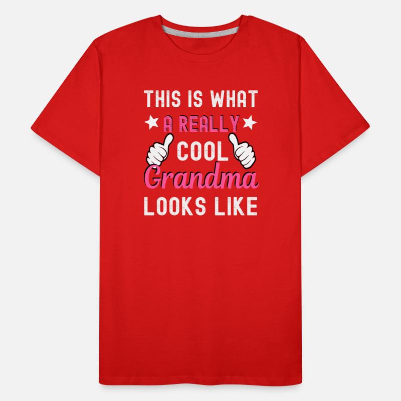 Grossmutter Männer Premium Bio T-Shirt