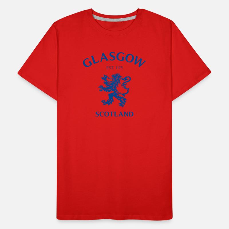 GLASGOW Schottland Scotland Männer Premium Bio T-Shirt