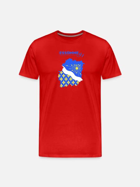 Essonne - Men's Premium Organic T-Shirt - red