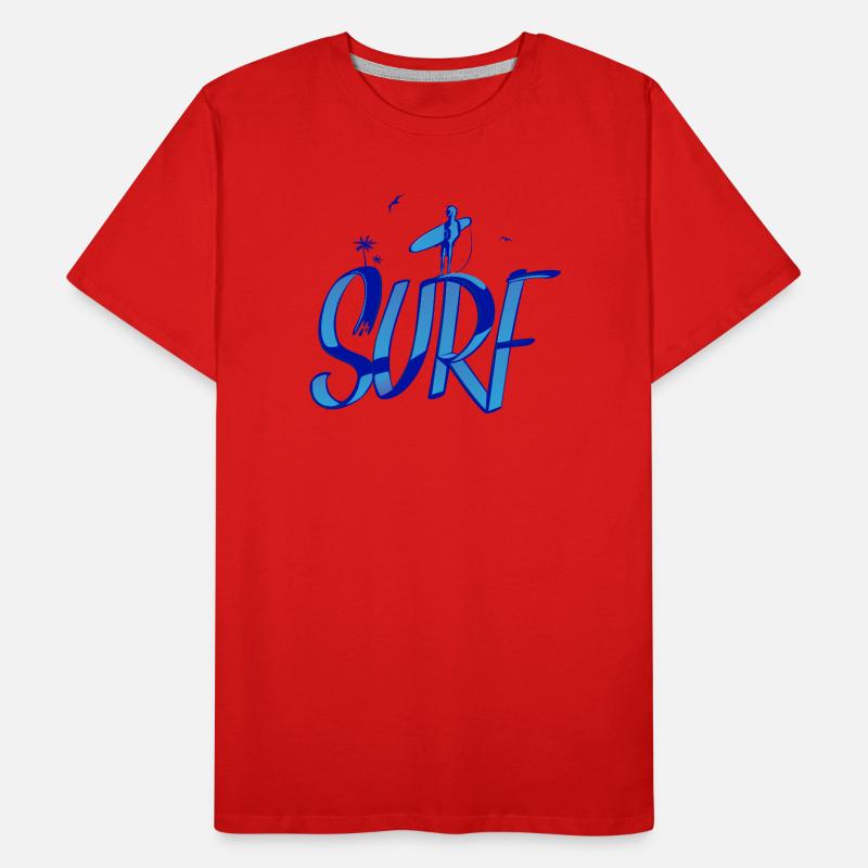 surf, surfer, surfeur T-shirt bio Premium Homme