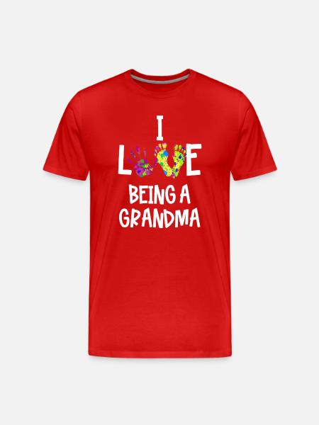 Statement Ruhestand Alte Frau Großmutter Oma - Männer Premium Bio T-Shirt - Rot