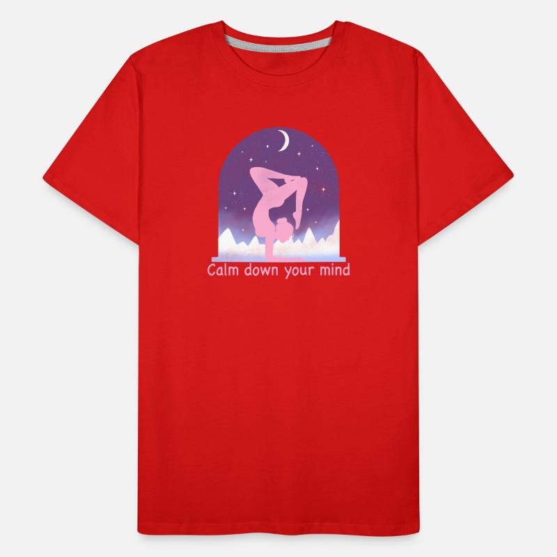 Yoga Männer Premium Bio T-Shirt