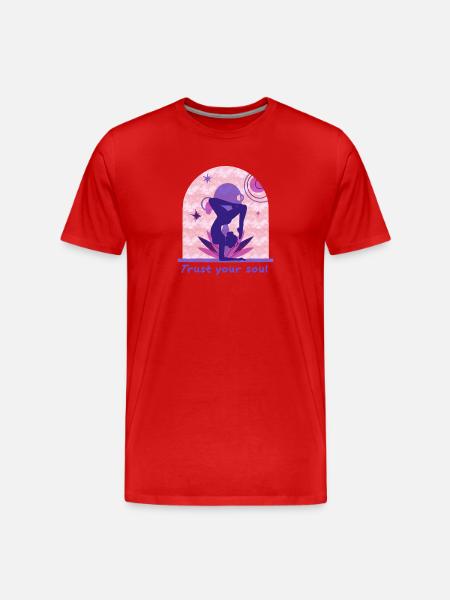 Yoga - T-shirt bio Premium Homme - rouge