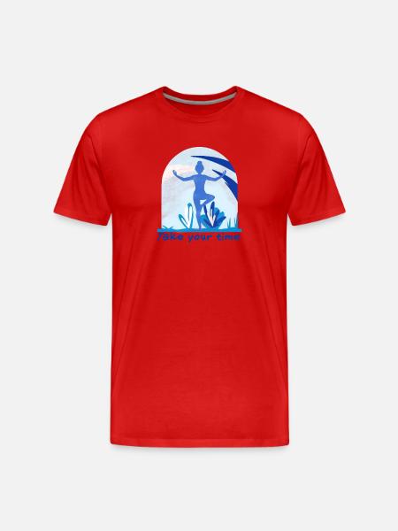 Yogi - T-shirt bio Premium Homme - rouge