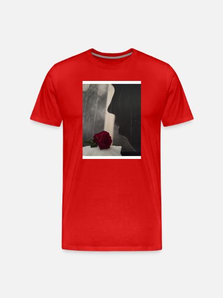 H - Men's Premium Organic T-Shirt - red