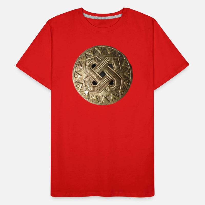 Kaleva bronceornament Männer Premium Bio T-Shirt