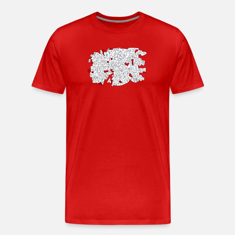 I Do It My Way - Männer Premium Bio T-Shirt - Rot