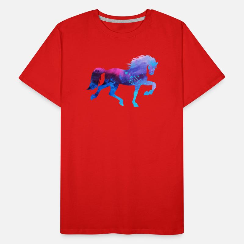 Cool Islandpferde Pferdeliebe Pferde Galopp Männer Premium Bio T-Shirt