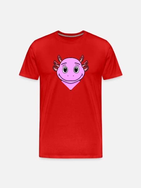 Axolotl - T-shirt bio Premium Homme - rouge