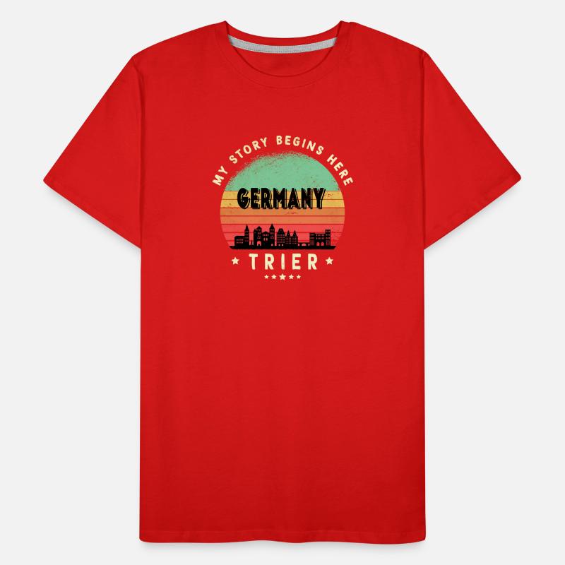 Skyline de Trèves T-shirt bio Premium Homme