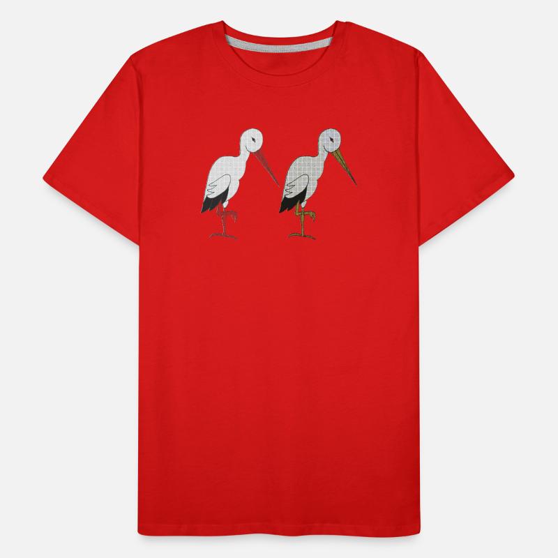 paire de cigognes T-shirt bio Premium Homme