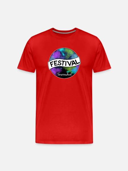 Festival Tomorrowland - Men's Premium Organic T-Shirt - red