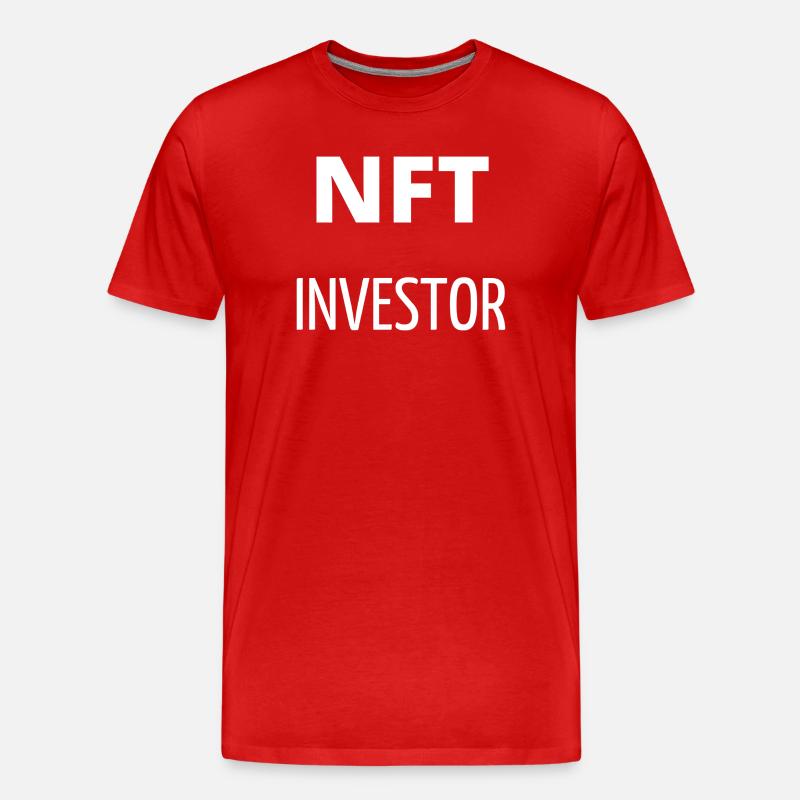 NFT-Investor - Männer Premium Bio T-Shirt - Rot