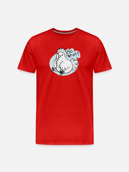 so what ? - Männer Premium Bio T-Shirt - Rot