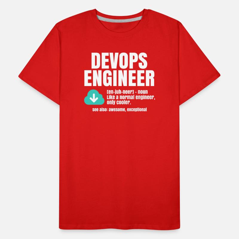 Devops Engineer Men's Premium Organic T-Shirt