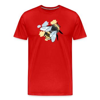 Hummel - Männer Premium Bio T-Shirt - Rot - Vorne - Damien (186cm)
