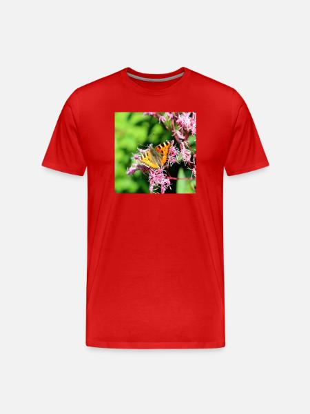 Papillons - T-shirt bio Premium Homme - rouge
