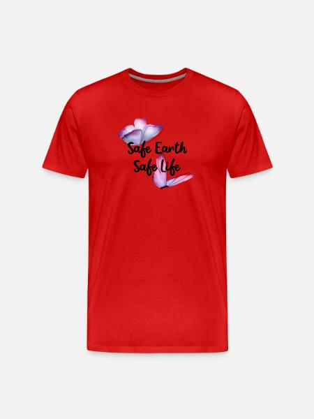 Terre sûre - T-shirt bio Premium Homme - rouge
