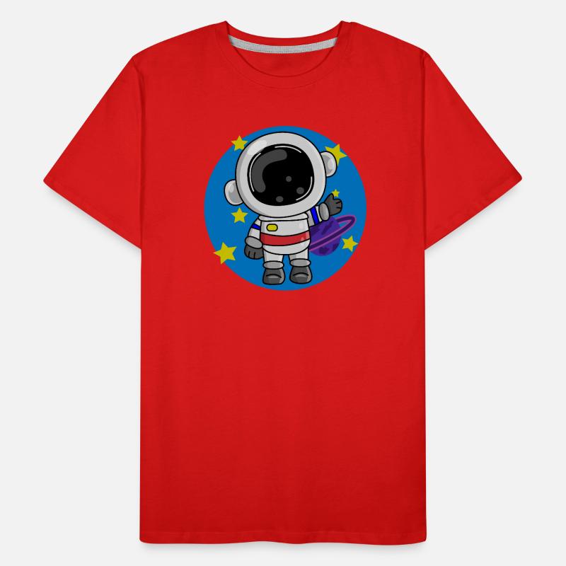 Astronaute, Cosmos, Spaceman T-shirt bio Premium Homme