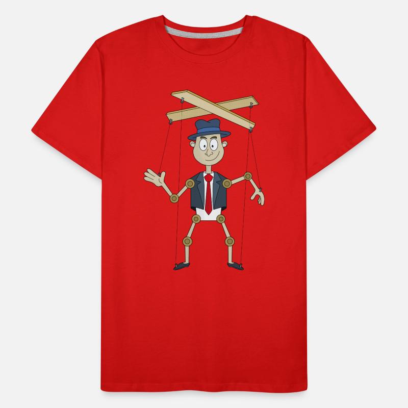 A fun puppet Men's Premium Organic T-Shirt