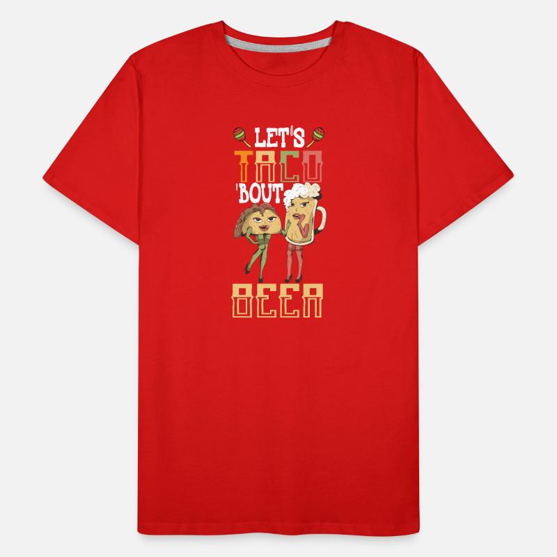Lets Taco Bout Beer Men's Premium Organic T-Shirt