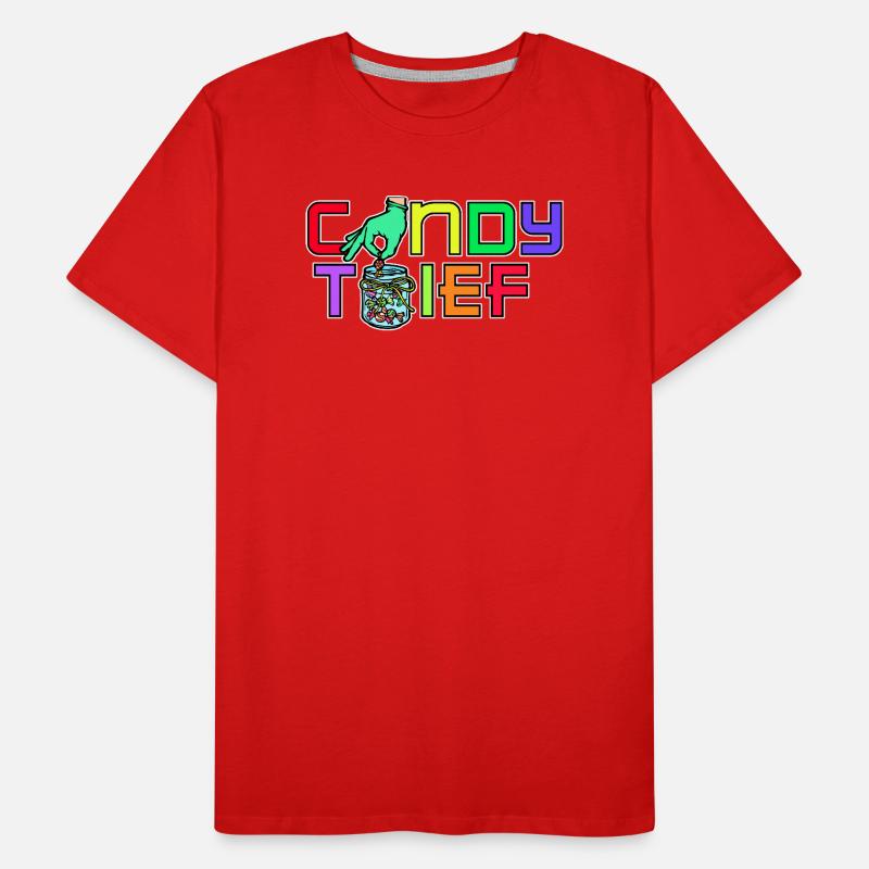 Sweets Statement Dent sucrée Délicieux T-shirt bio Premium Homme