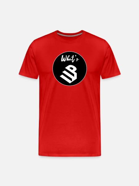 Whats up - Men's Premium Organic T-Shirt - red