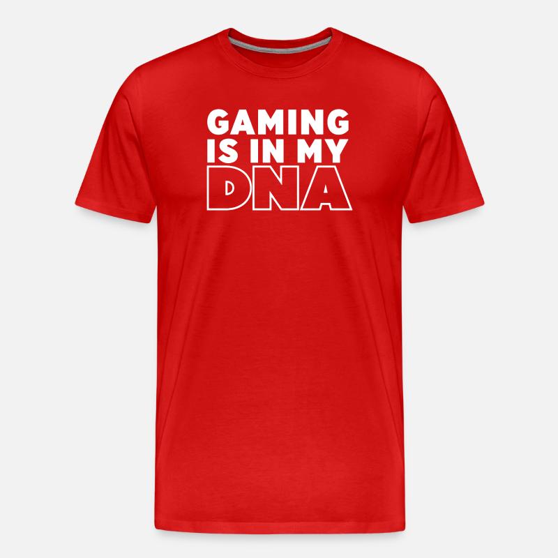Le jeu est mon ADN - T-shirt bio Premium Homme - rouge
