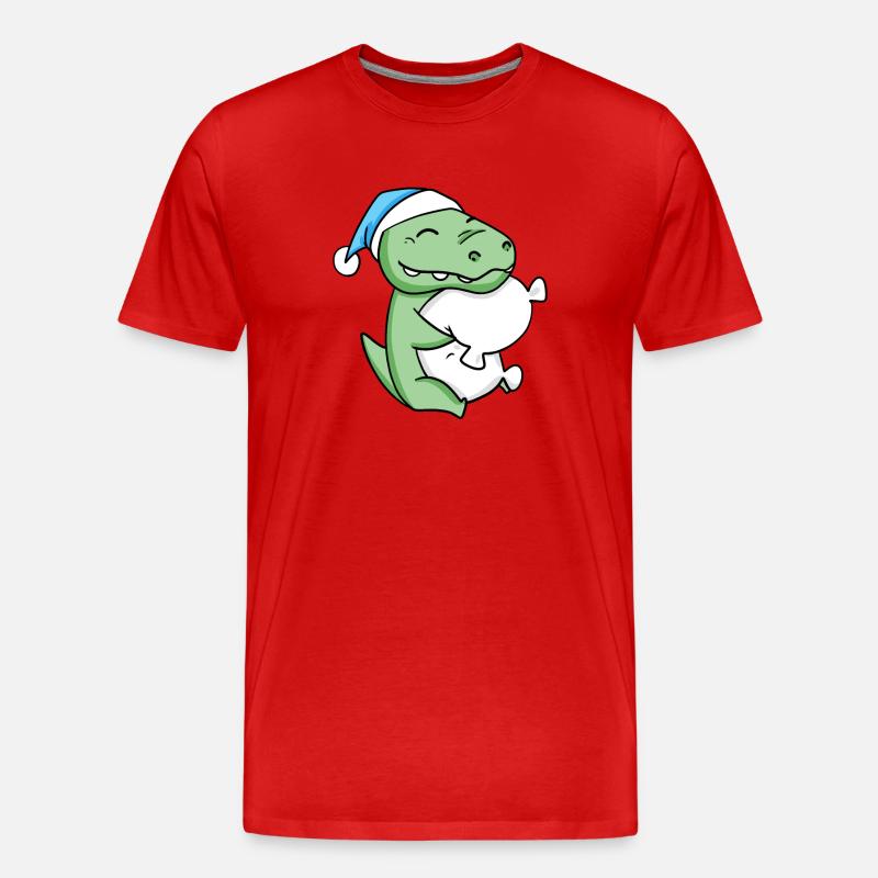 Bébé crocodile - T-shirt bio Premium Homme - rouge