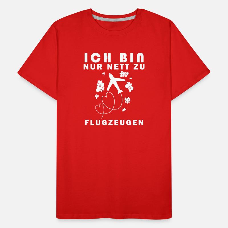 Modellflug Pilot Modellbau Flugzeug Modellbauer Männer Premium Bio T-Shirt
