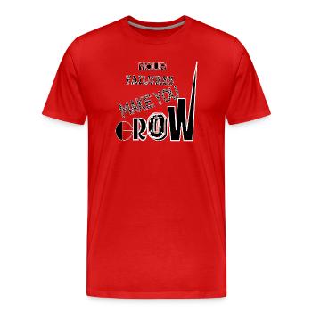 YOUR FAILURES - Men's Premium Organic T-Shirt - red - Front - Damien (186cm)
